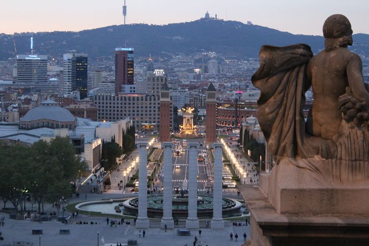 Barcelona skyline